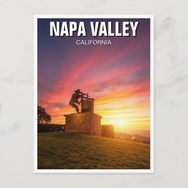 Carte Postale Napa Valley California (Devant)