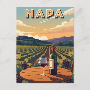 Carte Postale Napa Valley California