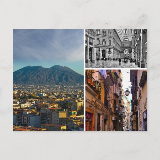 Carte postale Naples Italie (Devant)