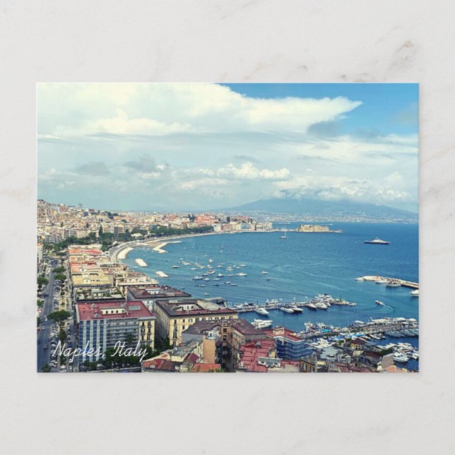 Carte Postale Naples Italie - Photo du littoral (Devant)