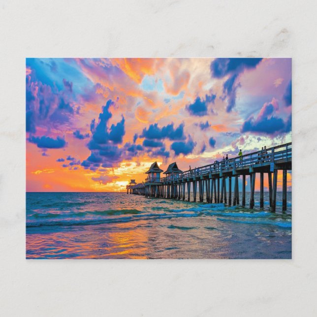 Carte Postale Naples Pier, Floride (Devant)