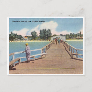 Carte Postale Naples vintage, Floride