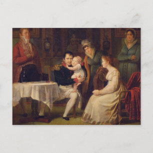 Carte Postale Napoléon I Marie Louise et le roi de Rome