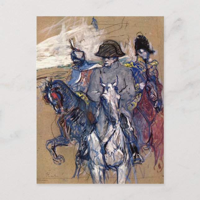 Carte Postale Napoléon par Toulouse-Lautrec (Devant)