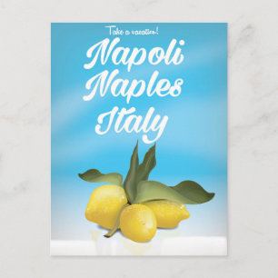 Carte Postale Napoli, Naples, Italie Affiche de voyage vintage c