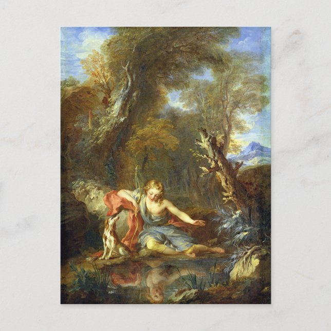 Carte Postale Narcisse, 1728 (Devant)