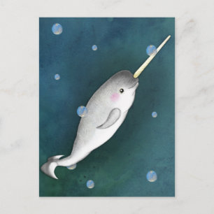 Carte Postale Narwhal