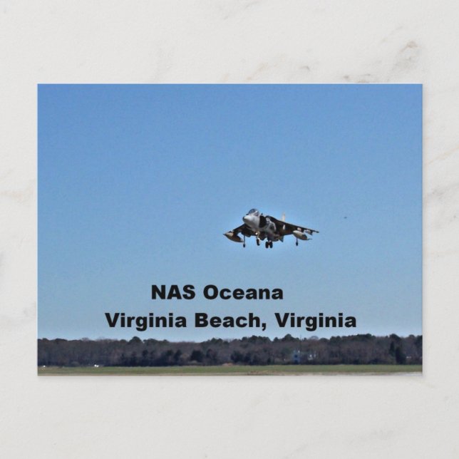 Carte Postale NAS Oceana, Virginia Beach, Virginie (Devant)