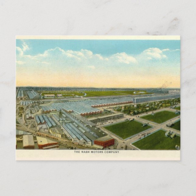 Carte Postale Nash Motor Company Kenosha Wisconsin (Devant)