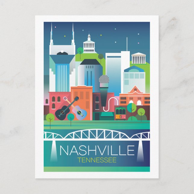 Carte postale Nashville (Devant)