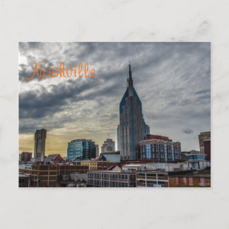 Carte postale Nashville avec texte