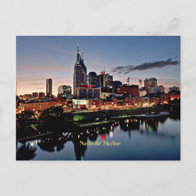Carte Postale Nashville Skyline (Devant)