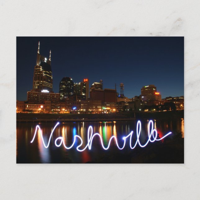 Carte postale Nashville Skyline (Devant)
