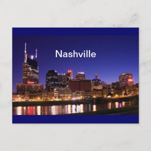 Carte Postale Nashville Skyline