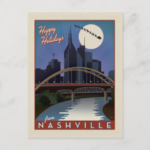 Carte Postale Nashville Skyline