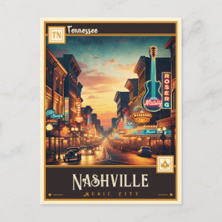 Carte Postale Nashville, Tennessee | VINTAGE
