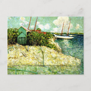 Carte Postale Nassau, Bahamas, tableau de J. Alden Weir
