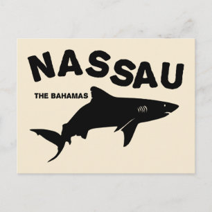 Carte Postale Nassau - Les Bahamas Shark Diving T-Shirt