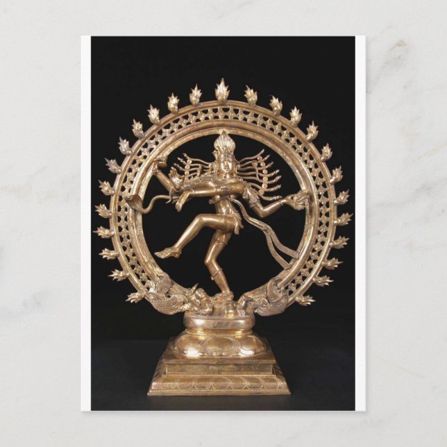 CARTE POSTALE NATARAJ HINDU DIEU (Devant)