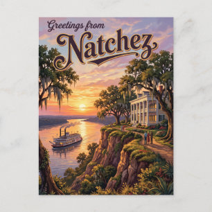 Carte Postale Natchez Mississippi