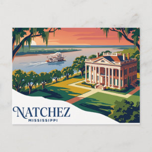 Carte Postale Natchez, Mississippi Mississippi
