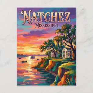 Carte Postale Natchez, Mississippi Mississippi