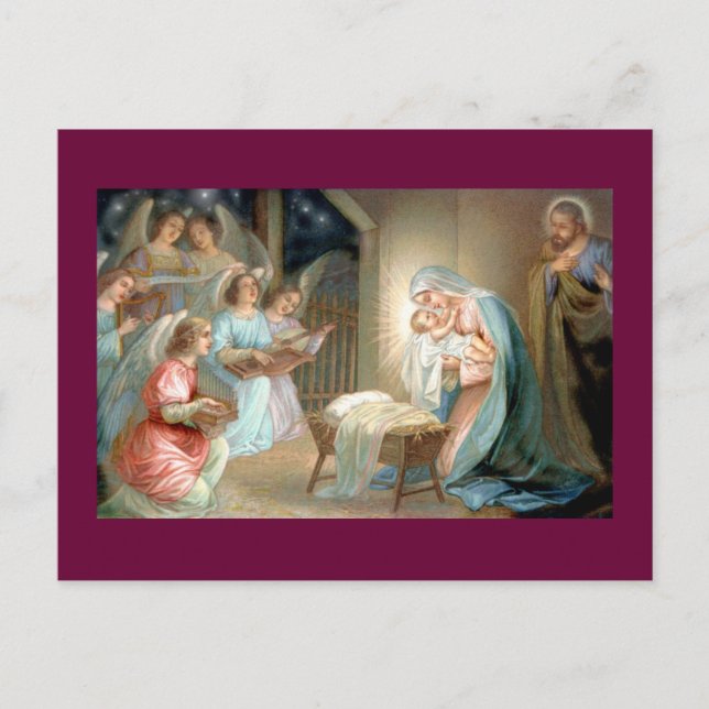 Carte postale Nativité (Devant)