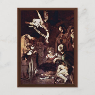Carte Postale Nativité Avec Saint-Laurent Et Saint-François Par 