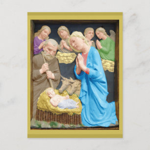 Carte Postale NATIVITÉ Luca Della Robbia
