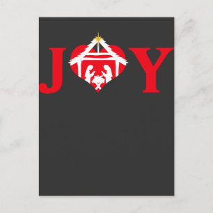 Carte Postale Nativité Noël Joie Jésus chrétien Religieux