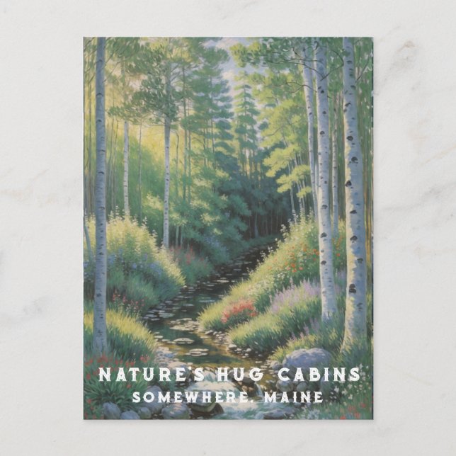 Carte Postale *~* Nature AP49 Forêt du Maine Vacation Stream (Devant)