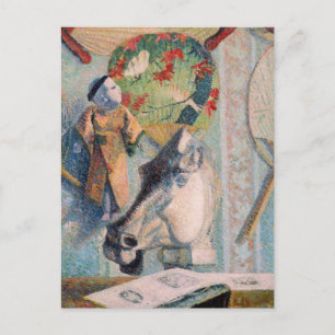 Carte Postale Nature morte à la tête de cheval   Paul Gauguin