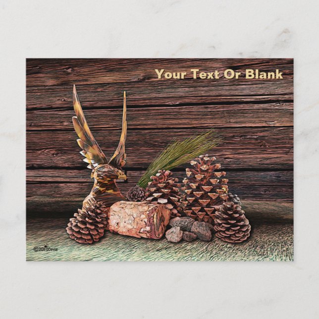 Carte Postale Nature morte avec aigle (Devant)