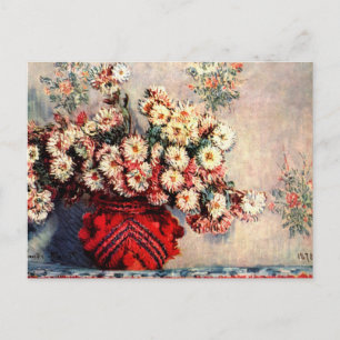 Carte Postale Nature morte avec Chrysanthèmes par Claude Monet