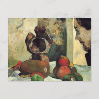 Carte Postale Nature morte avec le profil de Charles Laval