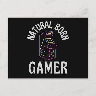 Carte Postale Naturel Born Gamer