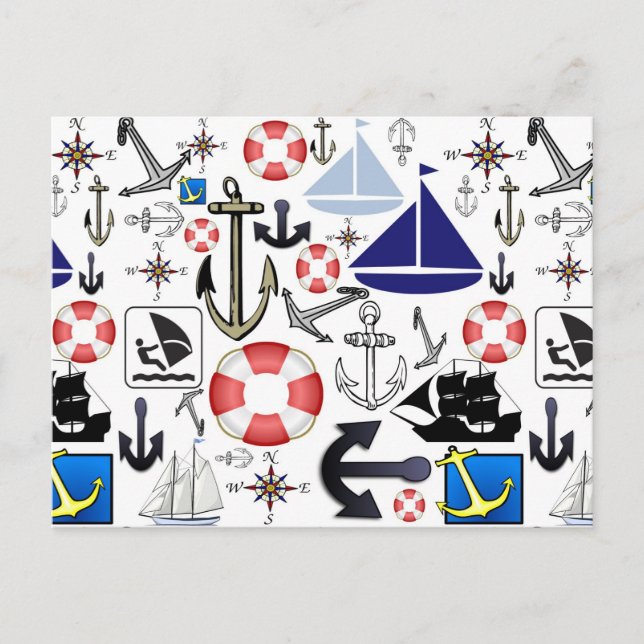 Carte Postale Naturellement Nautique (Devant)