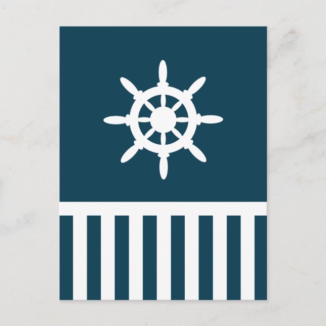Carte Postale Nautical design (Devant)