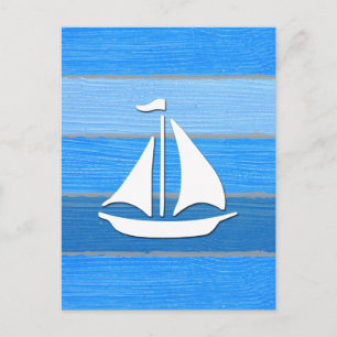 Carte Postale Nautical themed design