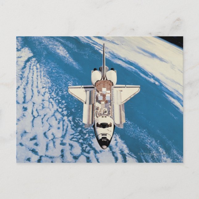 Carte Postale Navette spatiale en Orbit (Devant)