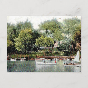Carte Postale Navigation sur la rivière russe
