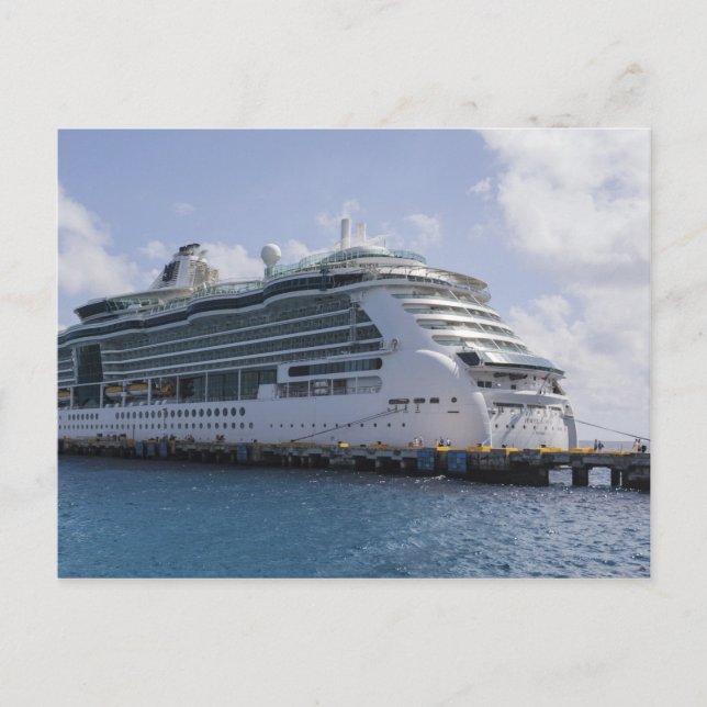 Carte Postale Navire de croisière tropicale (Devant)