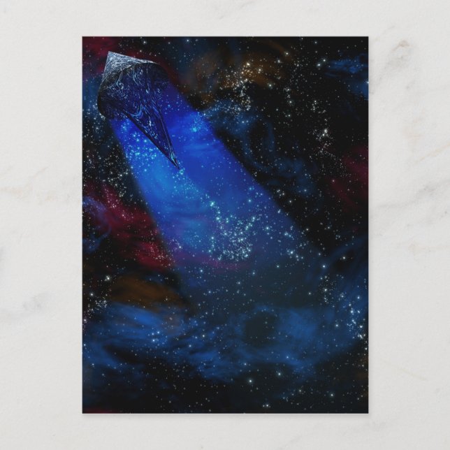 Carte Postale Navire spatial (Devant)