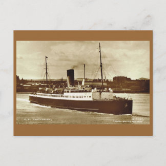 Carte Postale Navires historiques vintages, "SS Canterbury"