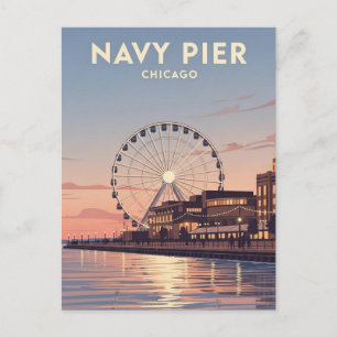 Carte Postale Navy Pier Chicago Illinois Voyage