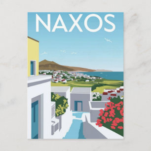 Carte Postale Naxos Grèce Travel
