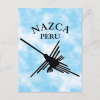 Nazca Pérou Colibri Avec Texte Courbé