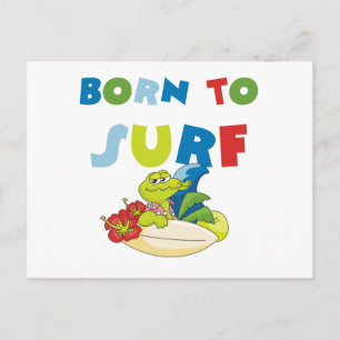 Carte Postale Né au Surf T-shirts et cadeaux