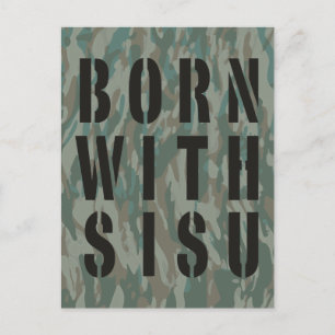 Carte Postale Né Avec Sisu 2