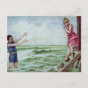 Carte Postale Ne craignez pas les maillots de bain de 1910